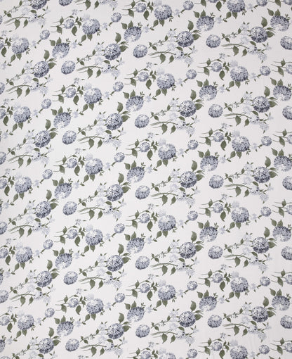 Pure Cotton Printed Bedsheet- Double Bed -Blue Bloom