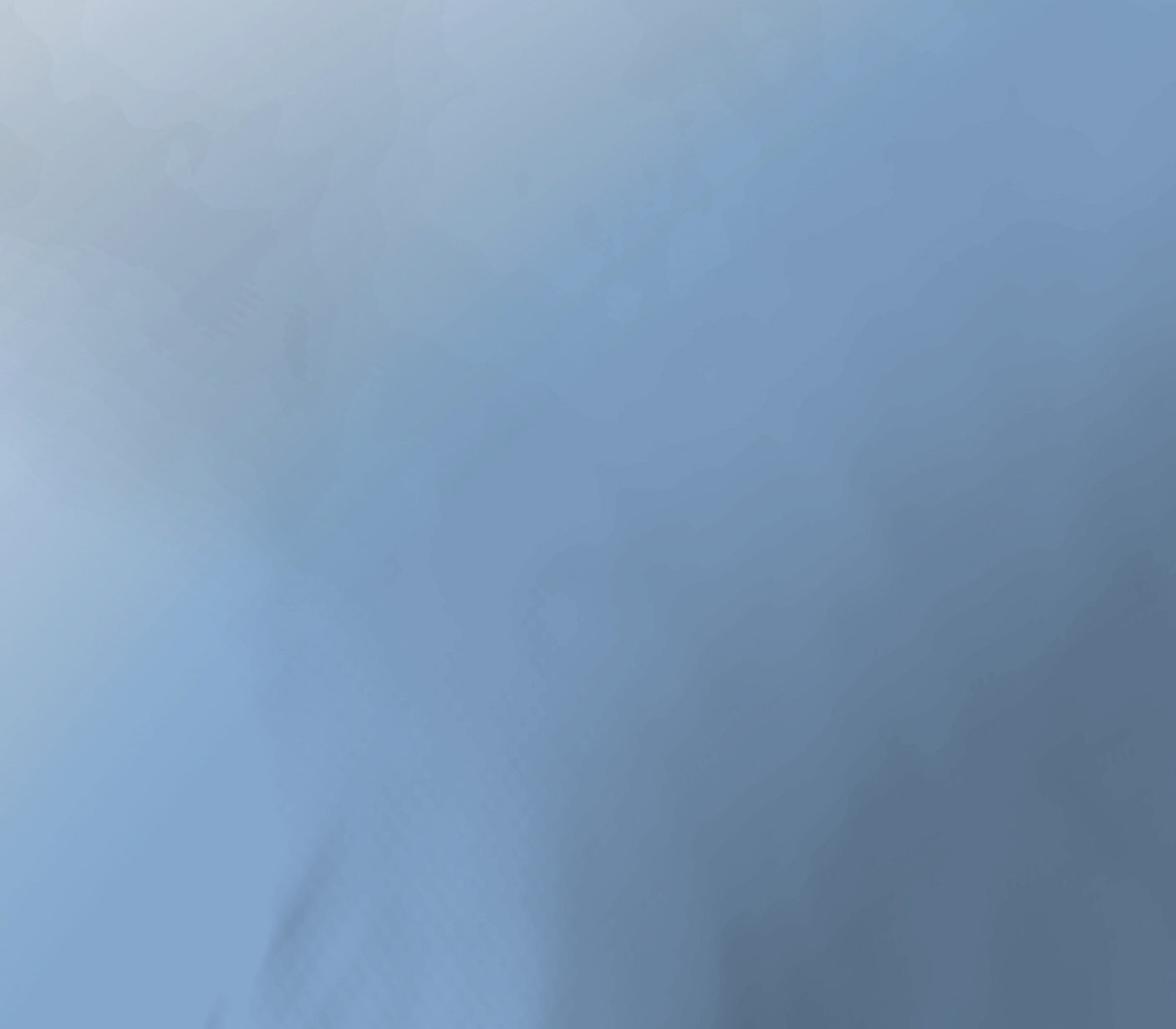 Ombre Cotton Bedsheet - Marine Blue
