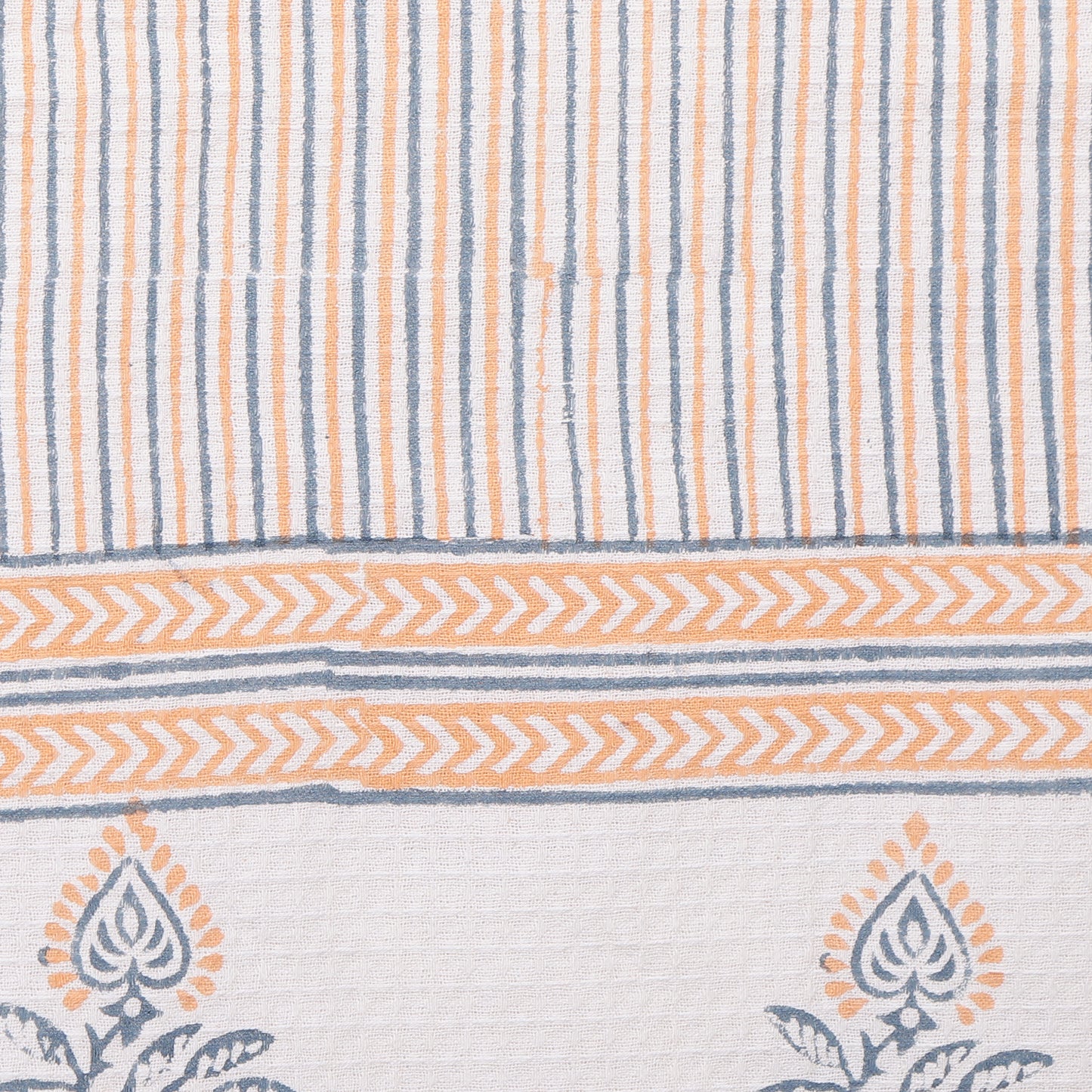 Bath Towel- Orange Stripes