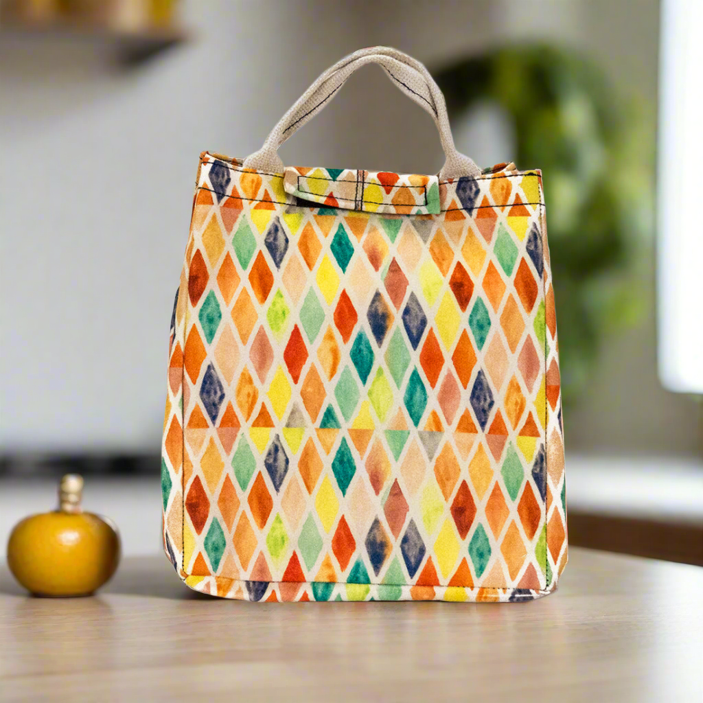 Lunch Bag- Geometric Pattern