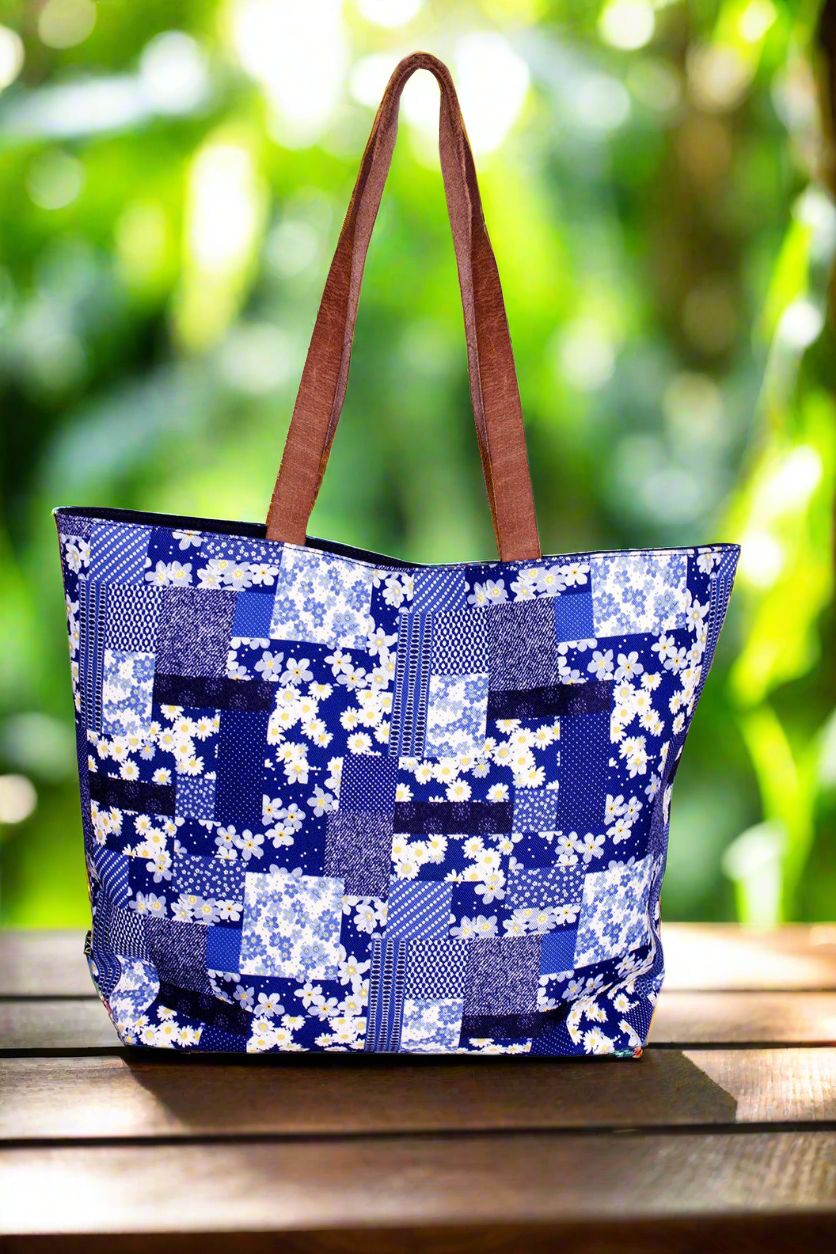 Shopper bag-THE BLUE QUILT