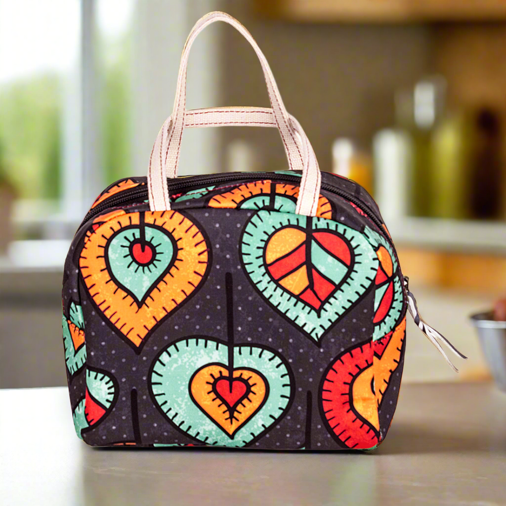 Lunch Bag-Leaf Pattern