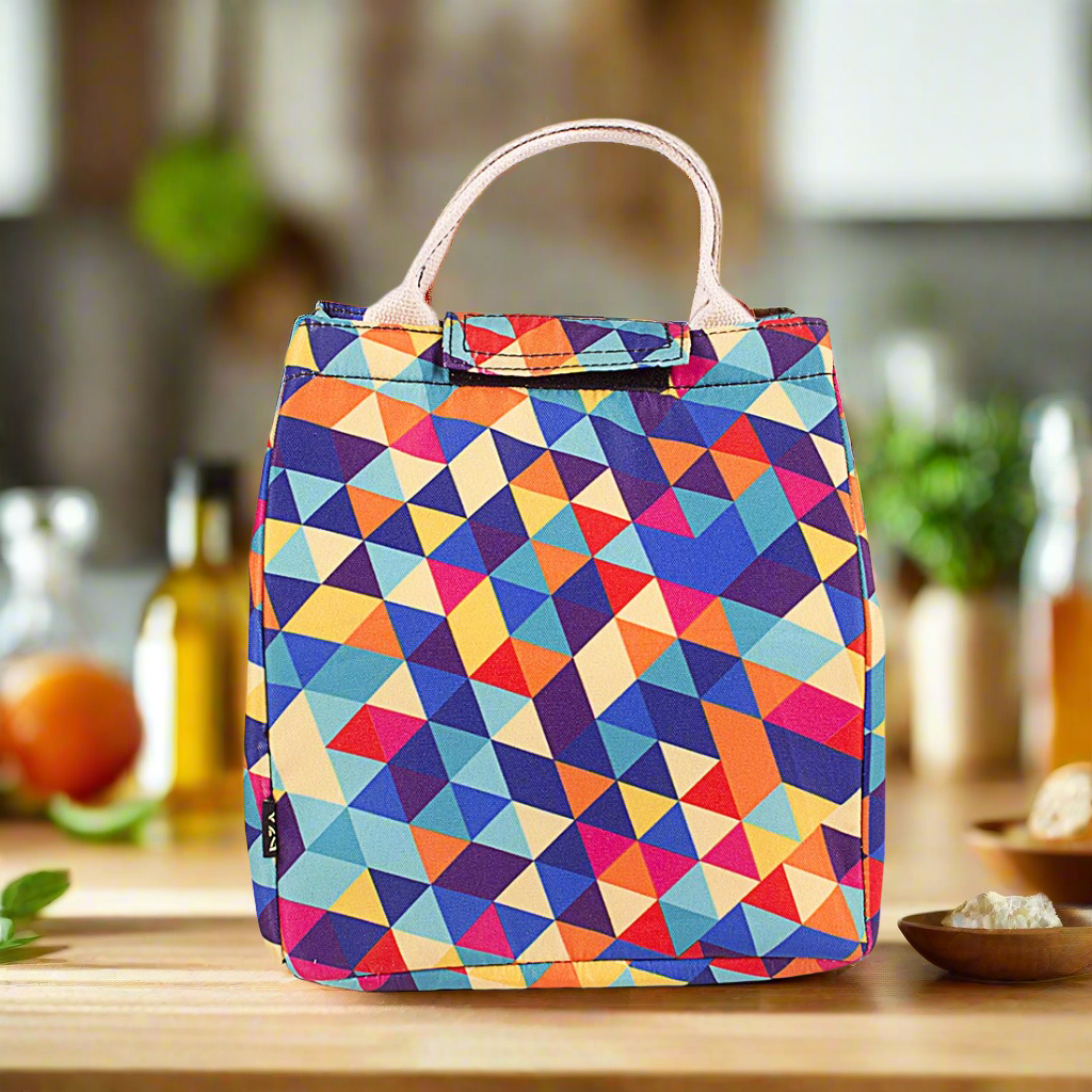 Tiffin - Lunch Bag- Colored Pattern 06