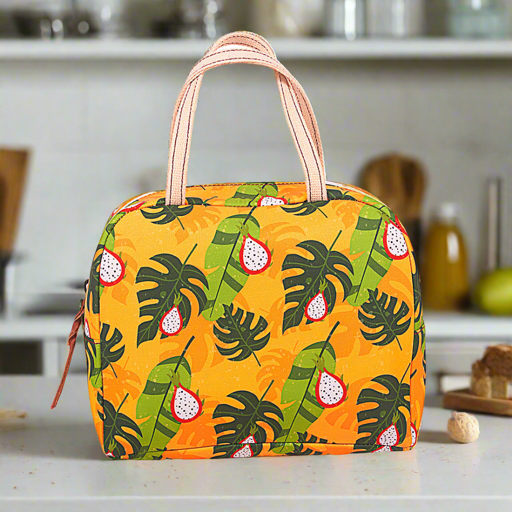 Tiffin- Lunch Bag- Leaf Pattern 09