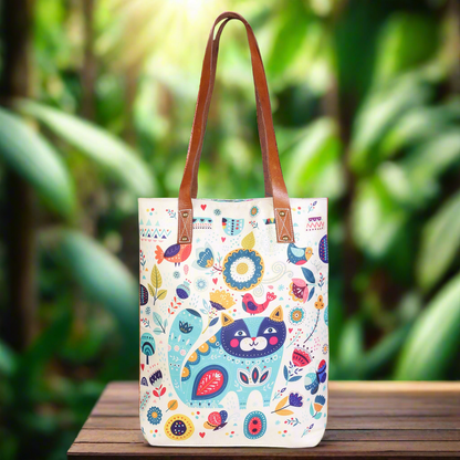 Tote Bag- Meow World