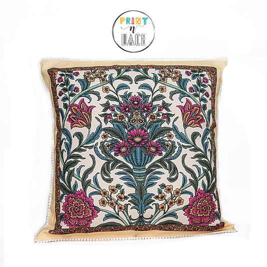Print n Lace 020(beige n multi)