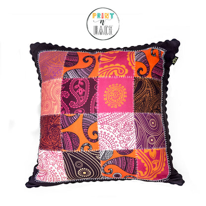 Print n Lace 002(purple n multi)