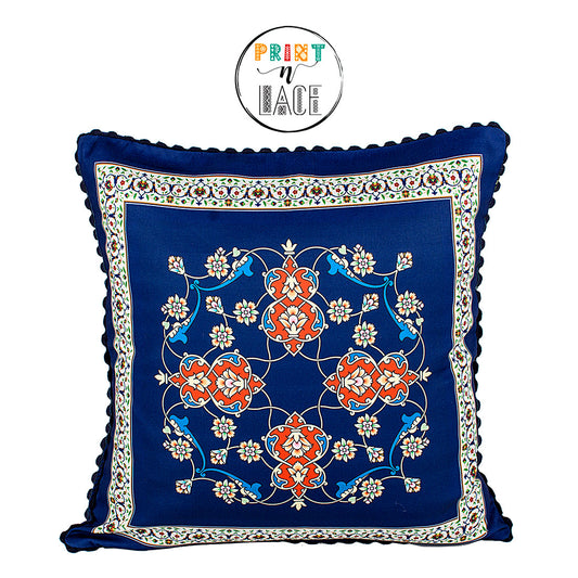 Print n Lace 055(blue n multi)