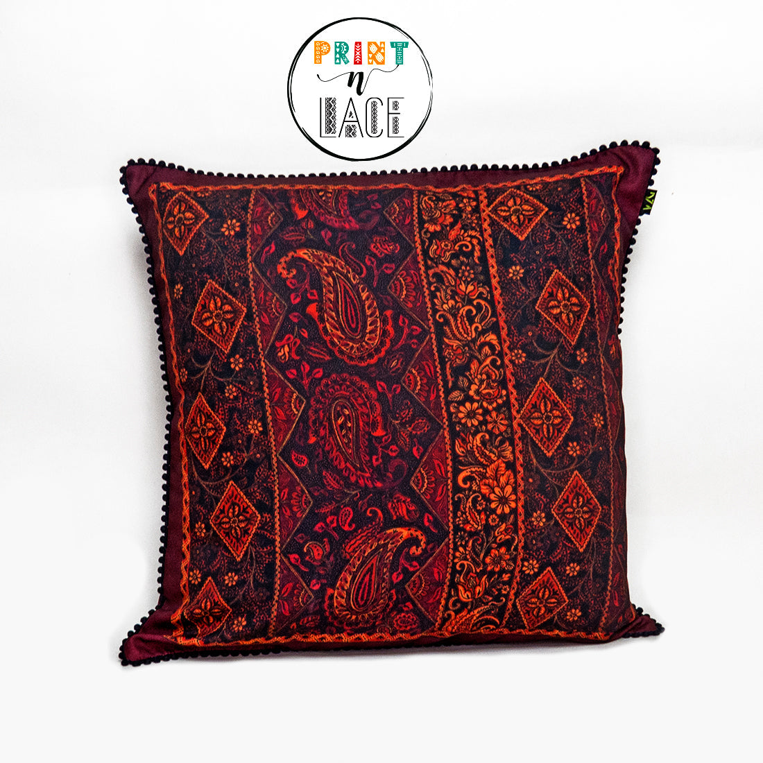Print n Lace 015(maroon)