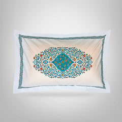 Pillow Covers-Printed- Mughal Motifs- Pair