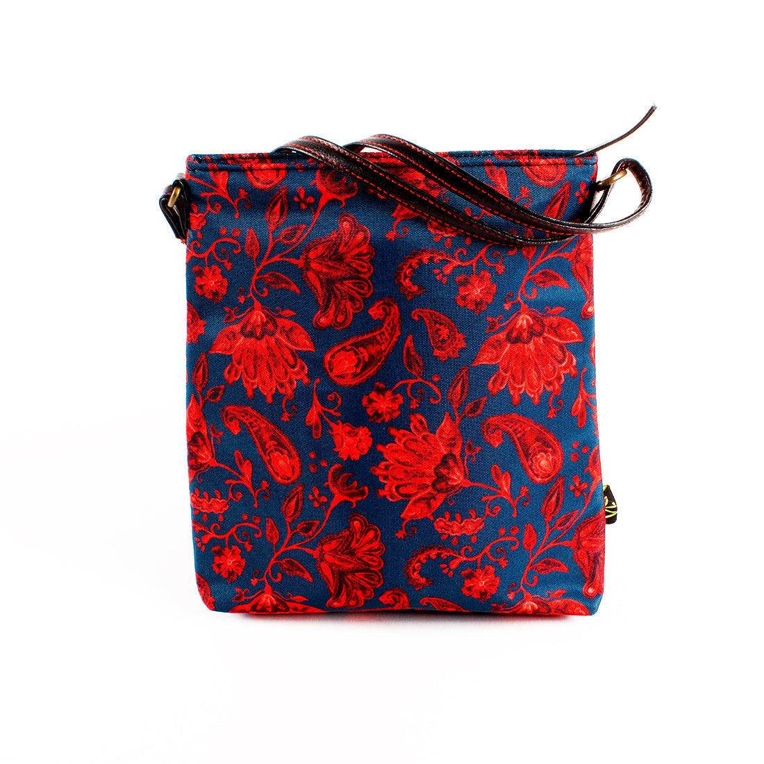 Sling Bag - Red Floral Paisely