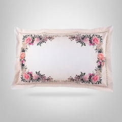 Pillow Covers-Printed- Oriental Roses-Pair