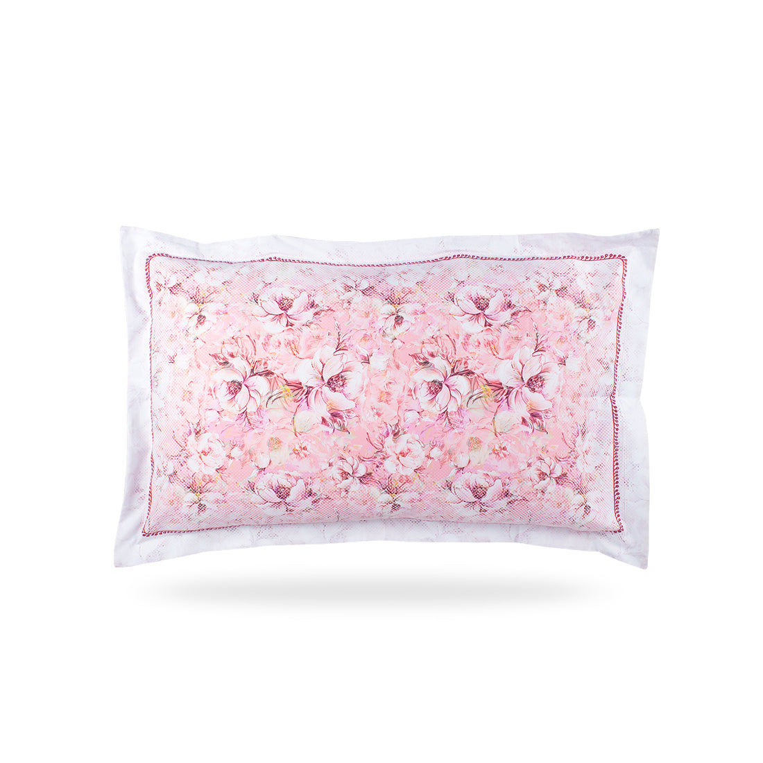 Pillow Covers-Printed-Rose Bed- Pair