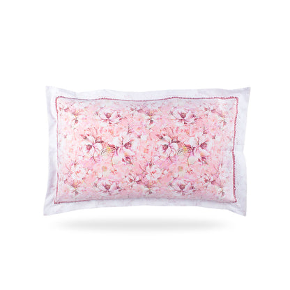 Pillow Covers-Printed-Rose Bed- Pair