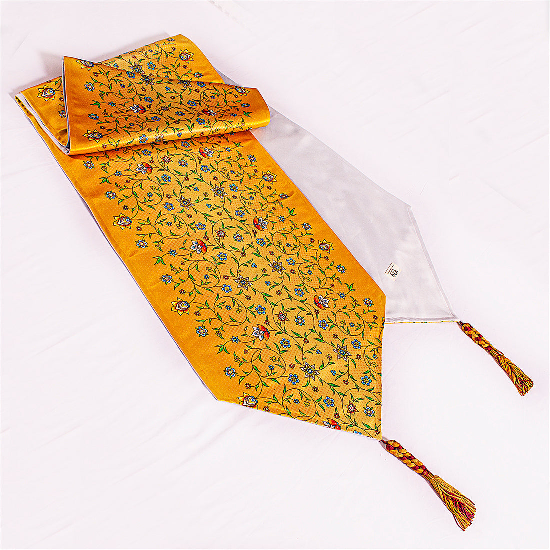 Yellow Intricate Mughal Print