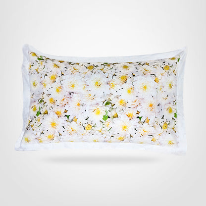 Pillow Covers-Printed- Yellow Daisies- Pair