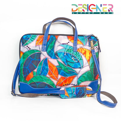 Laptop Bag -Roses n Leaves