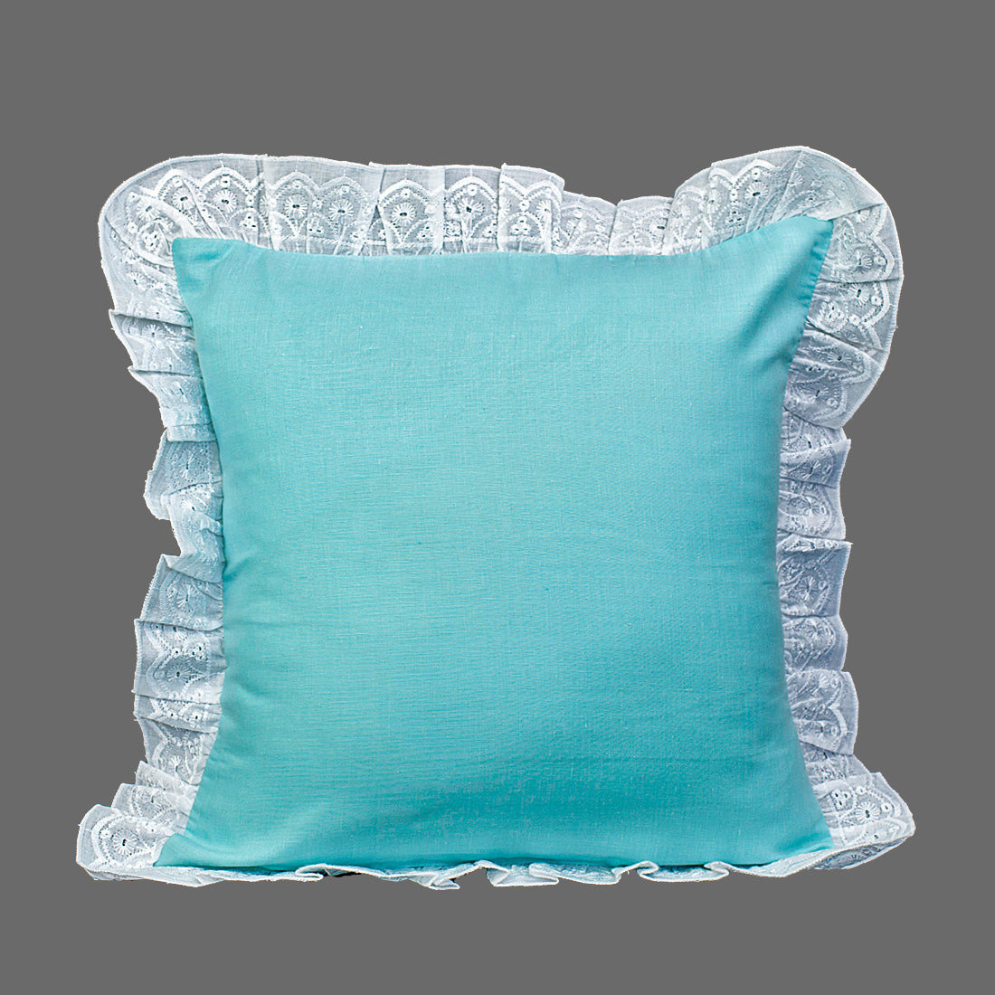 Cushion Cover-Kåpåås Collection II 16 II Set of 3 (Aqua Blue)