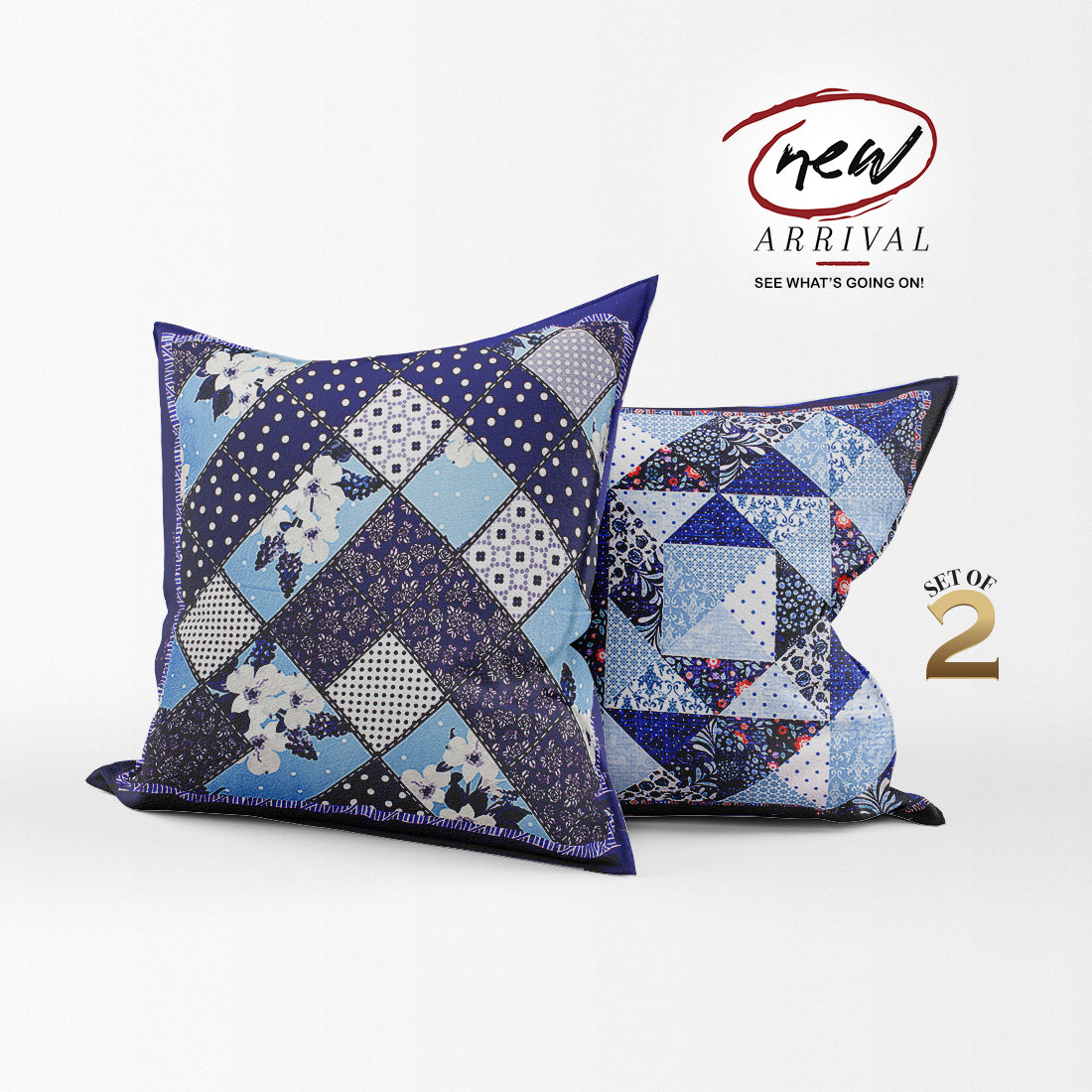 Cushion Cover-Ethnic Collection-90007-Set of 2