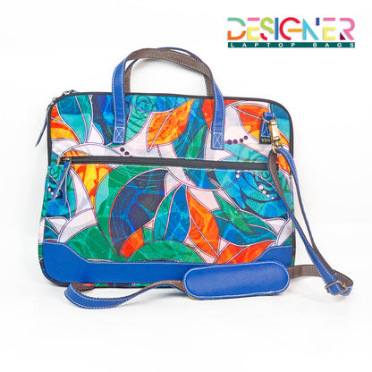 Laptop Bag -Roses n Leaves