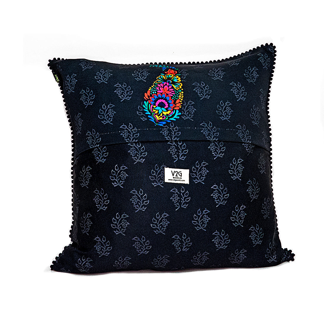 Print n Lace 022(black n multi)