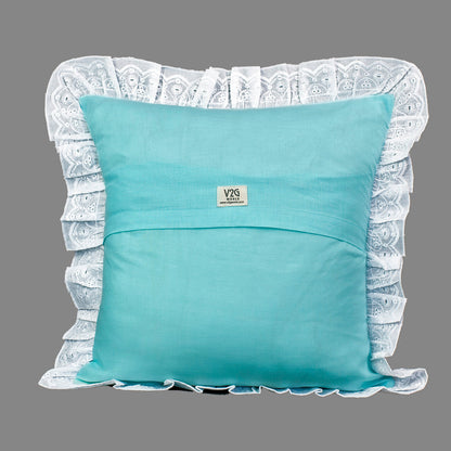 Cushion Cover-Kåpåås Collection II 16 II Set of 3 (Aqua Blue)