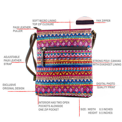 Sling Bag - Aztec Print