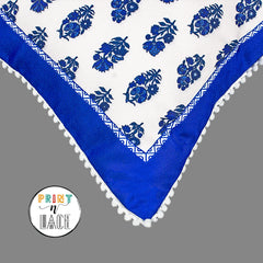 Print n Lace 083 (Blue n White)