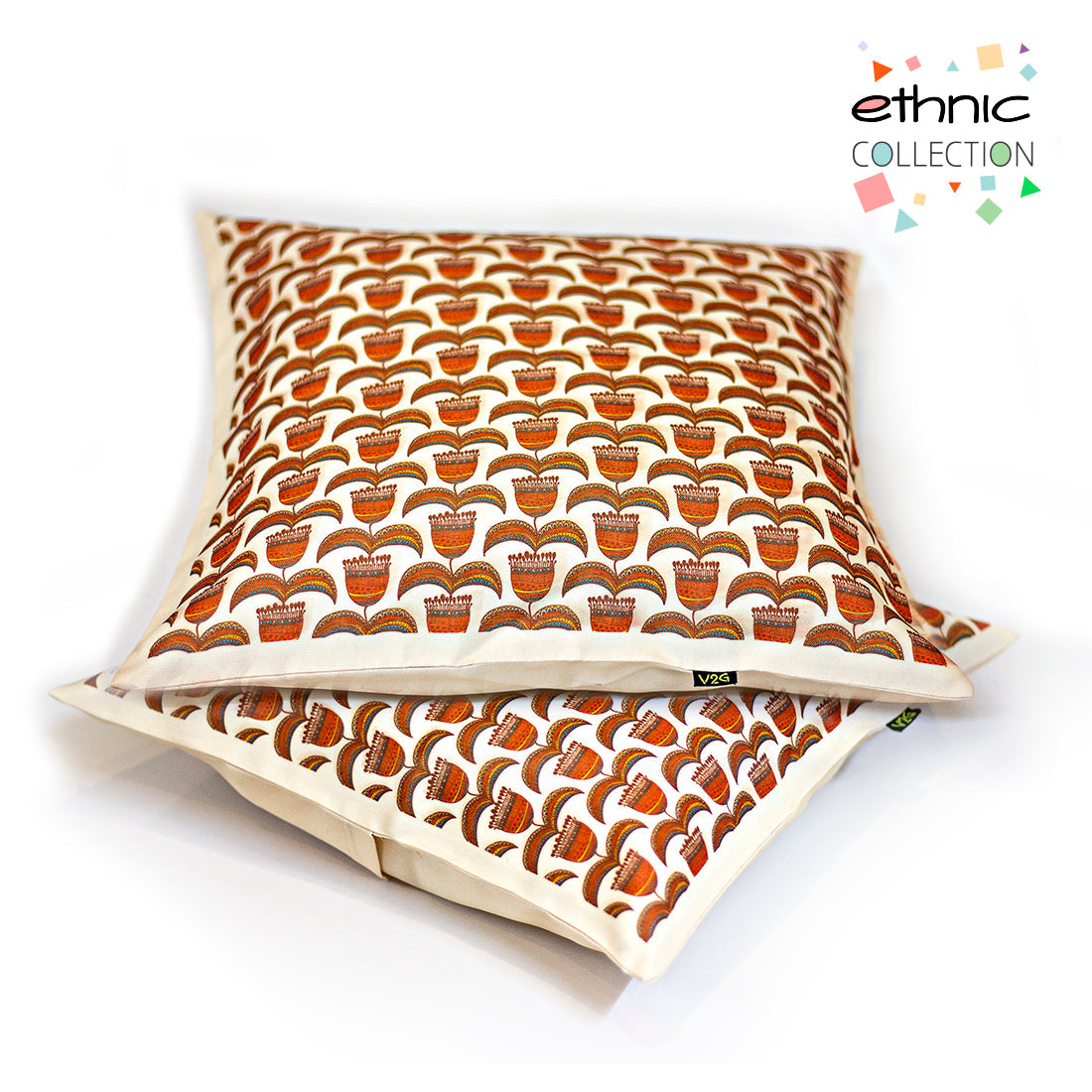 Cushion Cover-Ethnic Collection-18-Set of 2