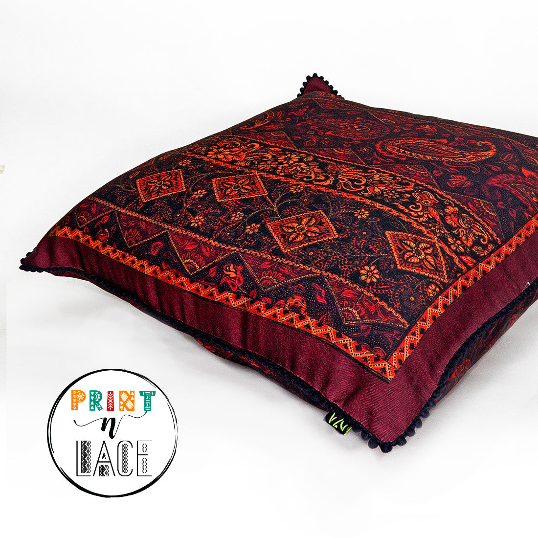 Print n Lace 015(maroon)
