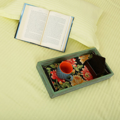 Cotton Bedsheet - Double Bed - Sage Green