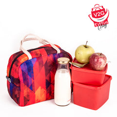 Lunch Bag-Red Hues 23