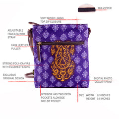 Sling Bag - Indian Paisely