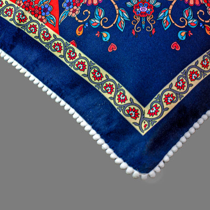 Print n Lace 078 (Blue n Multi)