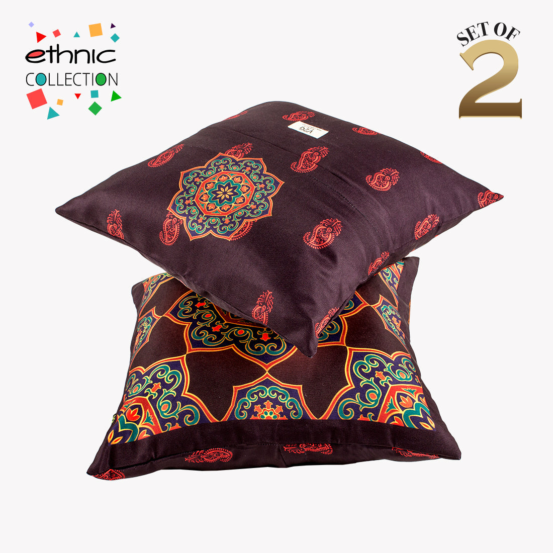 Cushion Cover-Ethnic Collection-88-Set of 2