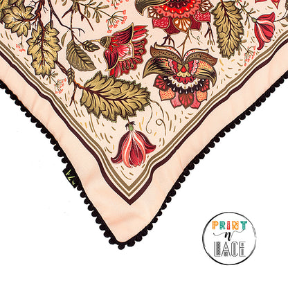 Print n Lace 059(black n multi)