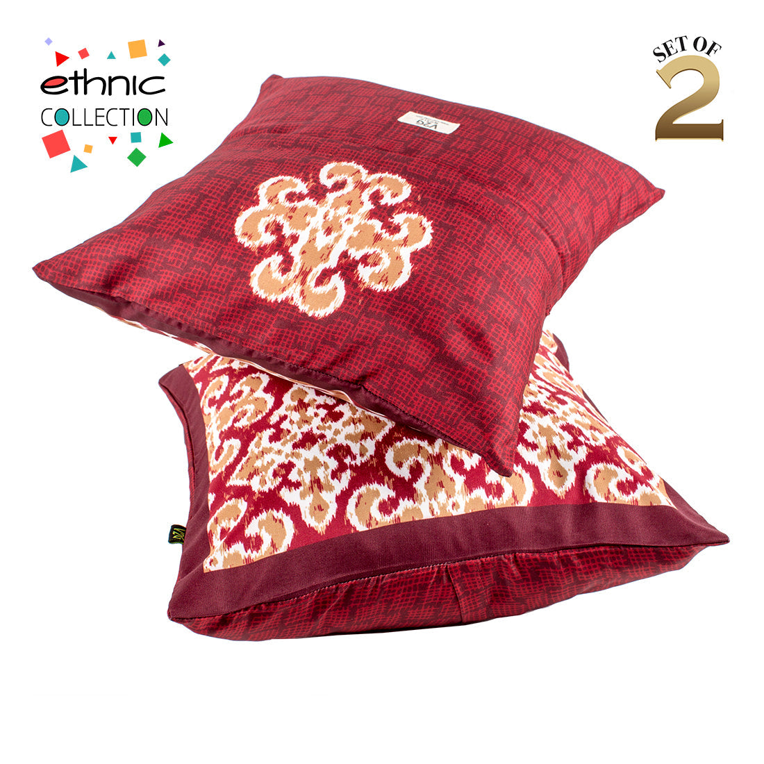 Cushion Cover-Ethnic Collection-59-Set of 2