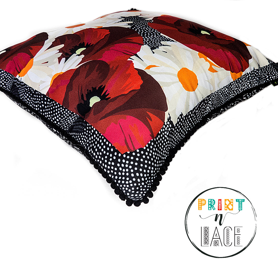 Print n Lace 001(white n multi)