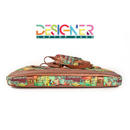 Laptop Bag - Crazy Numbers n Alphabets
