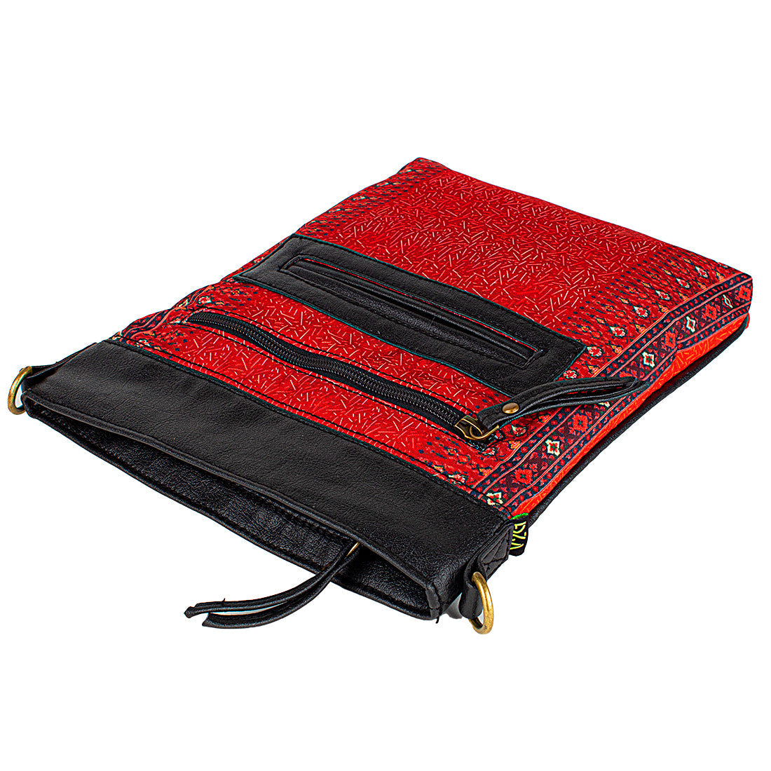 Sling Bag- Red Mughal Print