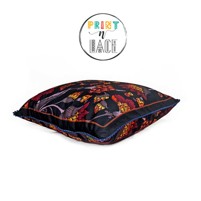 Print n Lace 017(black n multi)