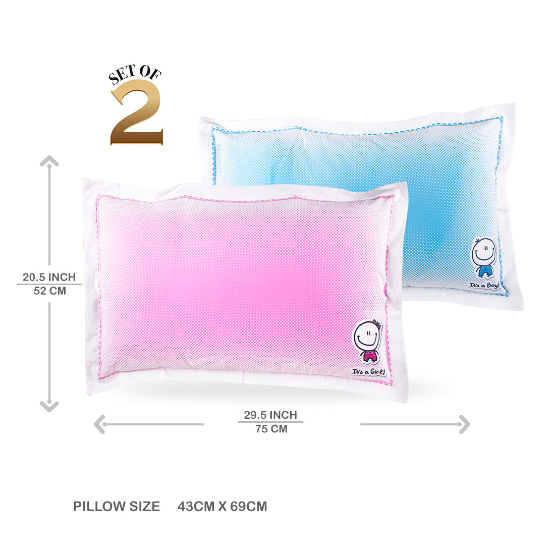 Pillow Cover-Printed-Me & You- Pair