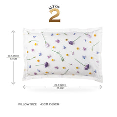 Pillow Covers-Printed-Flowers for me- Pair