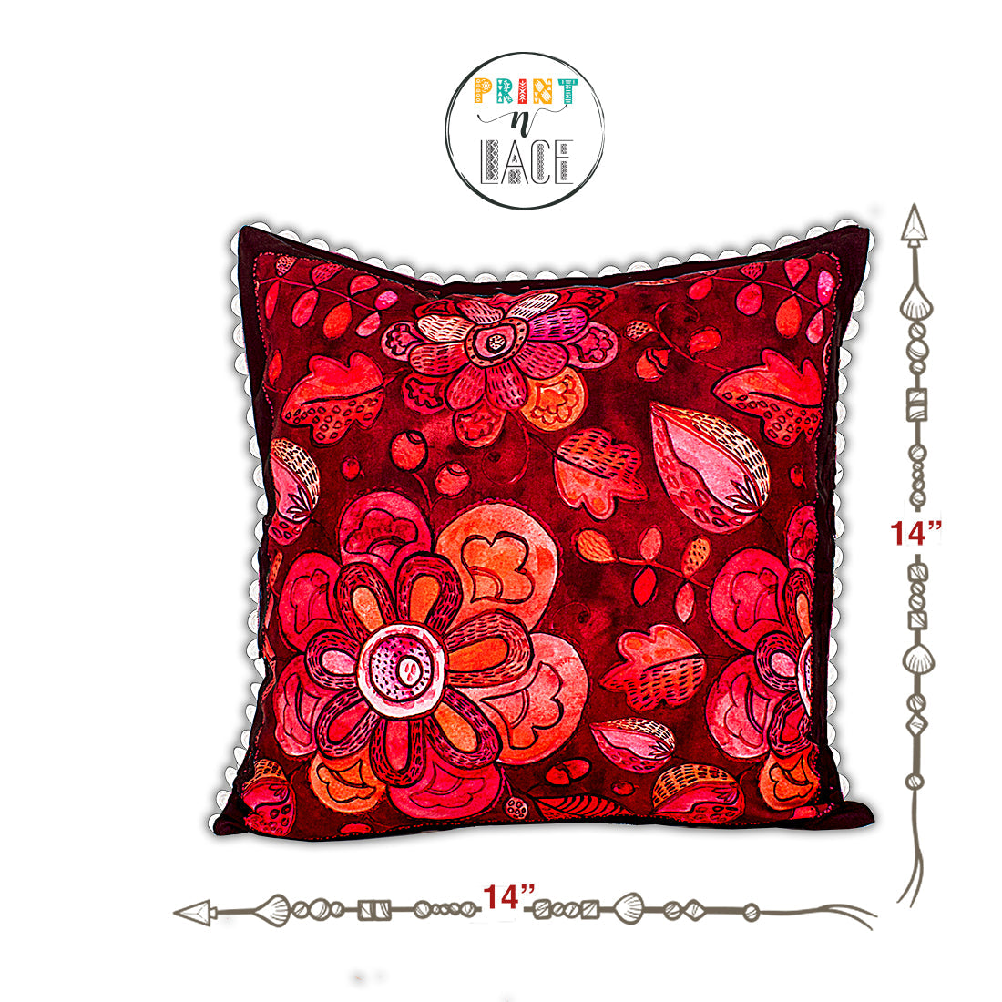 Print n Lace 044(red)