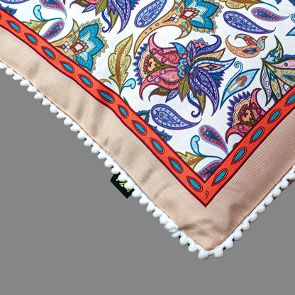 Print n Lace 082 (Beige n Multi)