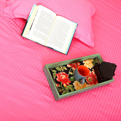Cotton Bedsheet - Double Bed - Dark Pink