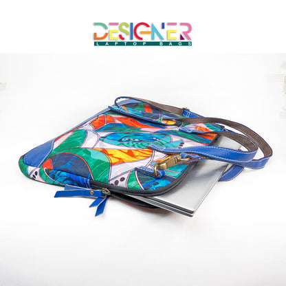 Laptop Bag -Roses n Leaves