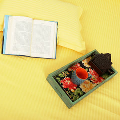 Cotton Bedsheet - Double Bed - Yellow