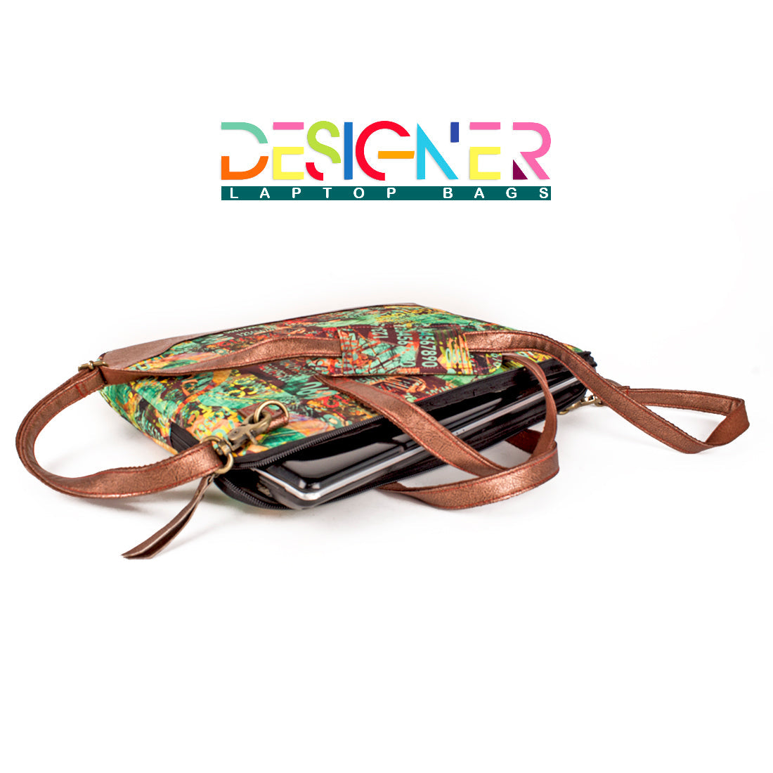 Laptop Bag - Crazy Numbers n Alphabets