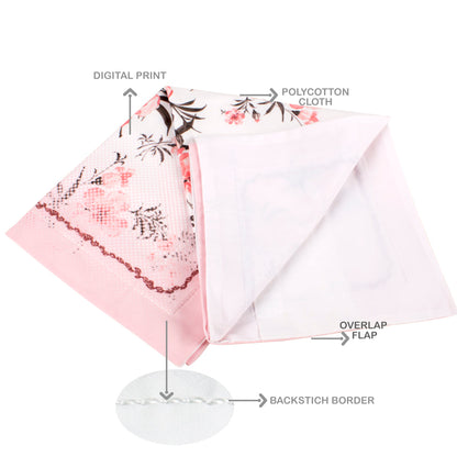 Pillow Covers-Printed-Just Flower- Pair